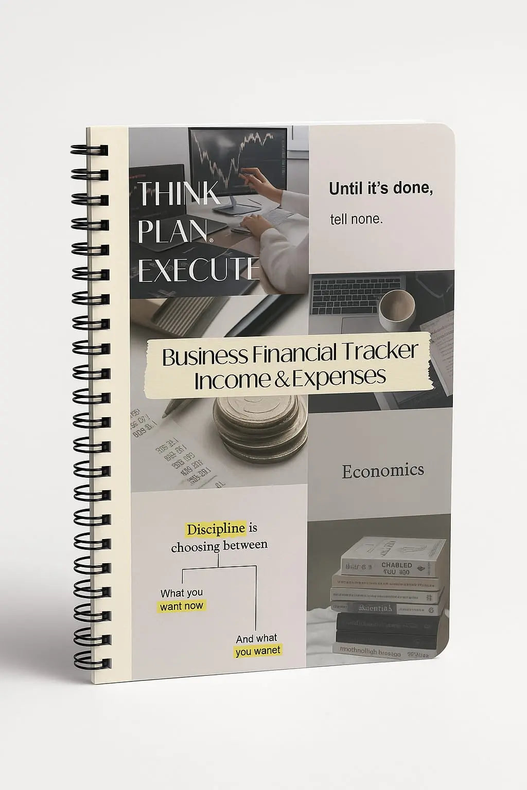 Entrepreneur Finance Organizer – Income, Expenses, Reflections & Goals - Oceanslashery